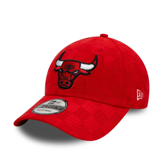 New Era Καπέλο Chicago Bulls Tonal Check 9FORTY Adjustable Cap